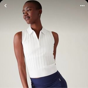 Athleta Fairway Polo Sweater Tank